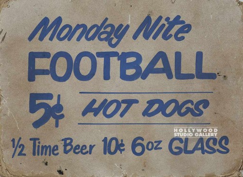 18x24 Monday Night Football Sign