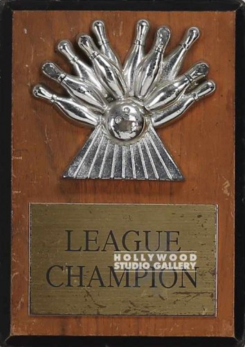 7x5 League Bowling Plaque