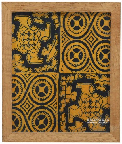 11x9 Yellow & Black/Primitive Cloth