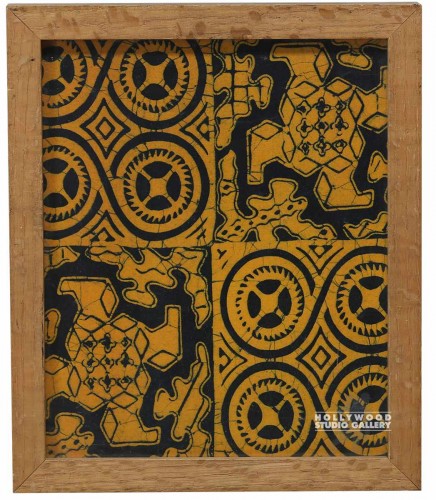 11x9 Yellow & Black/Primitive Cloth