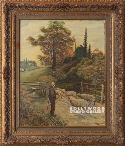 27x23 PLOTKIN SHEPARD GOLD ORNATE