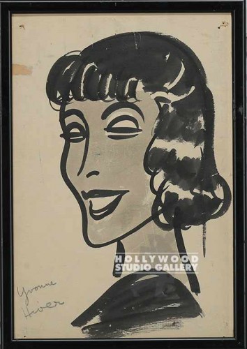 16x11 Movie Star Caricature
