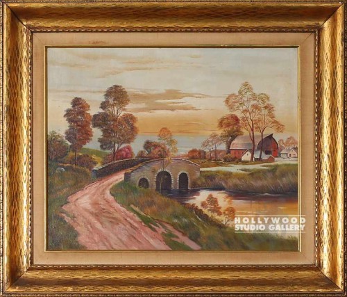 24x27 PLOTKIN LANDSCAPE BRIDGE GOLD
