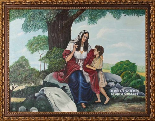 35x45PLOTKIN MOTHER CHILD GOLD ORN