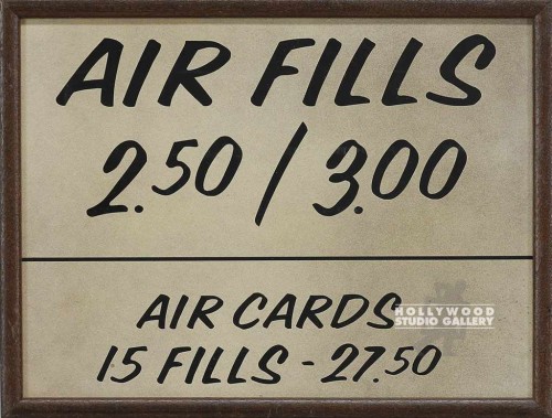 10x13 Air Fills/Framed Sign
