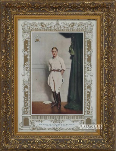 18x14 KING EDWARD THE VIII GOLD ORN
