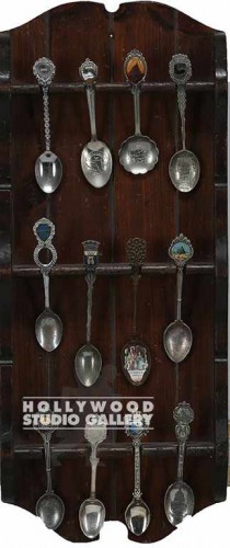 18x8 12 Spoons Wooden Cabinet