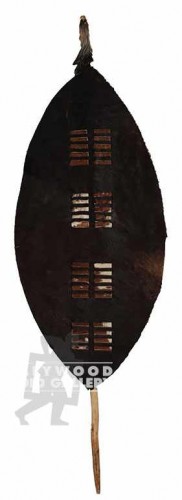 61x19" AFRICAN SHIELD / TWO PIECES