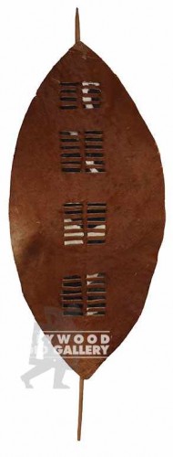 62x20" African Shield/Two Pieces
