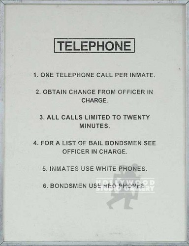 11x9 Telephone Sign