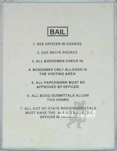 11x9 Bail Sign