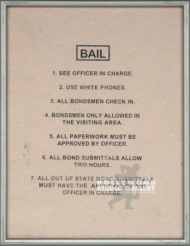 11x9 Bail Sign
