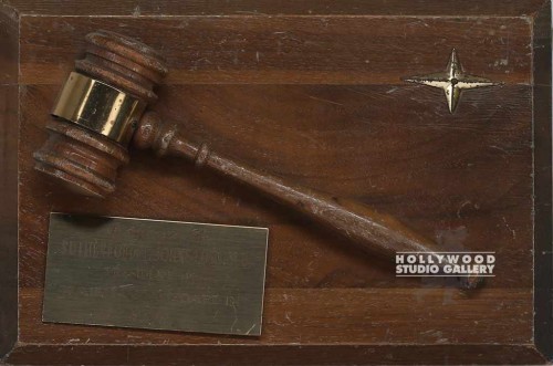 6X9X2 GAVEL PLAQUE/NAME PLATE/WOOD