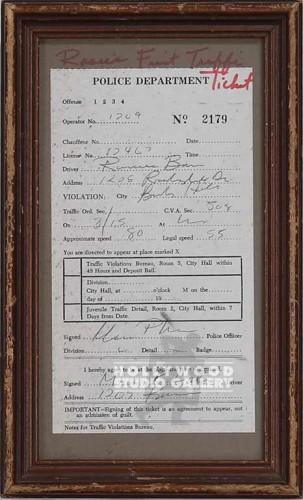 10x6 Parking Ticket