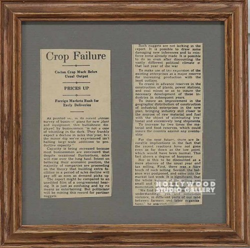 8x8 Framed Newspaper Clipping