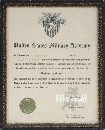 16x13 Military Academy Certificate