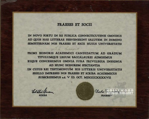 12x16 PRAESES SOCII WOODEN PLAQUE