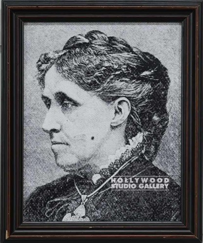 12x10 LOUISA MAY ALCOTT BRWN FRM