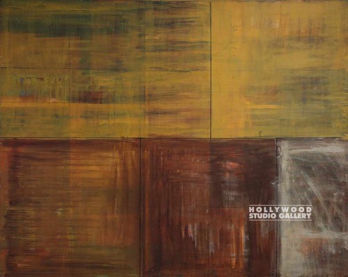 48x60 ABST. BRN UNFRAMED CANVAS