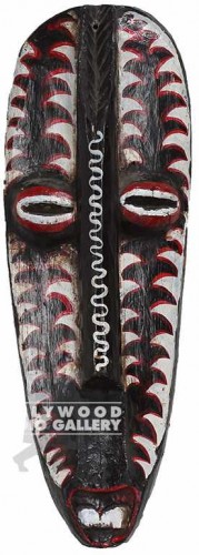 21X7 RED/BLK African Mask