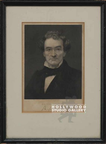 12x9 Rufus Choate Scholar Blck Frm