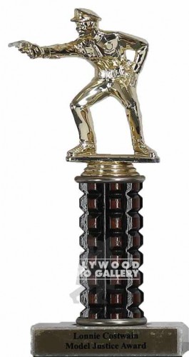 9` POLICE SHOOTING TROPHY