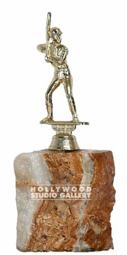 10" BASEBALL TROPHY/MARBLE STONE