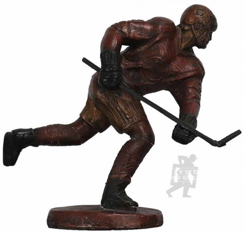 16" Statue - Hockey Player w/ Stick