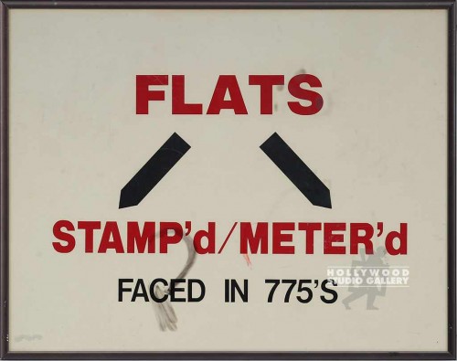 8X10/POSTAL/"FLATS-STAMP`D"