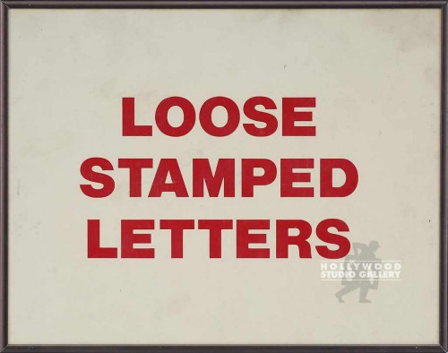 8X10 POSTAL/"LOOSE STAMPED LETTERS"