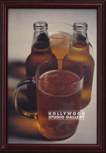 17x12 BEER TWO BOTTLES/TWO MUGS