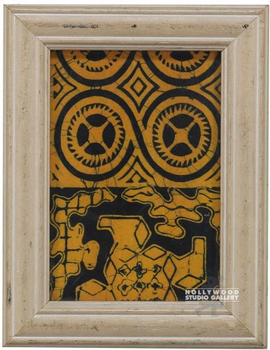 9x7 Primitive Clothe/White Frame