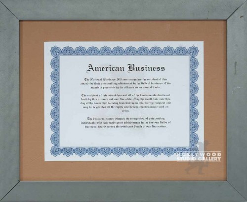 Framed Diploma