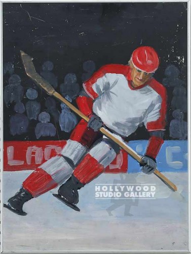 24X18 HOCKEY MAN/FRAMED   CIA