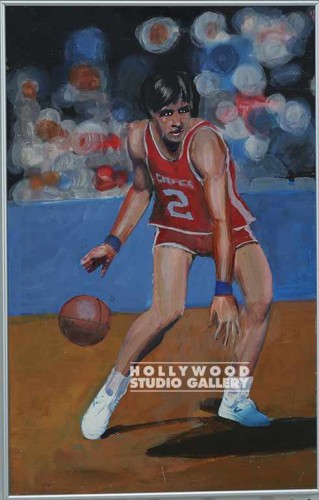 29X18 BASKETABALL MAN/FRAMED