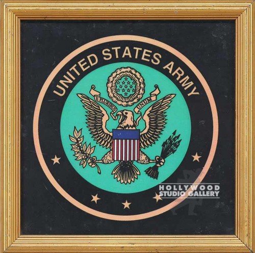 13X13 US ARMY FRAMED EMBLEM