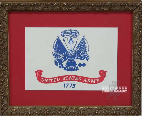 11x13 US ARMY 1775 Red Mat Gold Frm