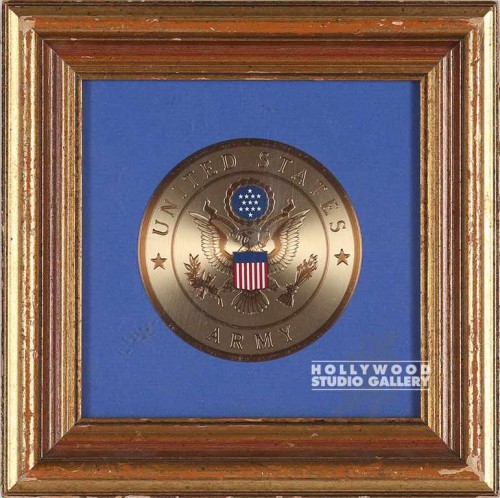 9X9 US ARMY/CIRCULAR/FRAMED EMBLEM