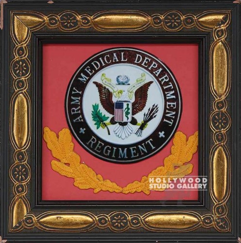9X9 USMC/CIRCULAR/FRAMED EMBLEM