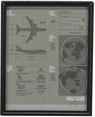 8X10 W/GRAY/AIR PLANE/MEASUREMENTS