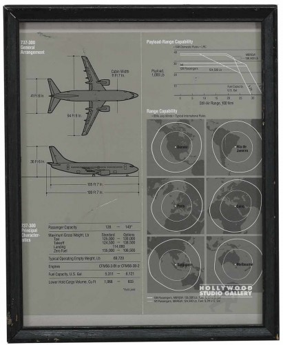 8X10 W/GRAY/AIR PLANE/MEASUREMENTS