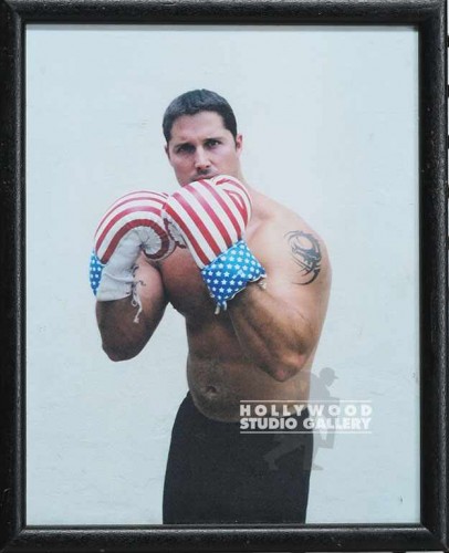 11X9 BOXER GUY/COLR/STRIPPED GLOVES