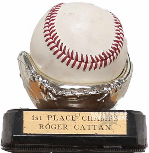 3X4X4 BASEBALL GLOVE TROPHY