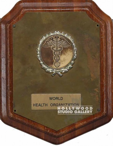 9" WOODEN MEDICAL PLAQUE