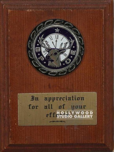7" APPRECIATION/WOODEN PLAQUE