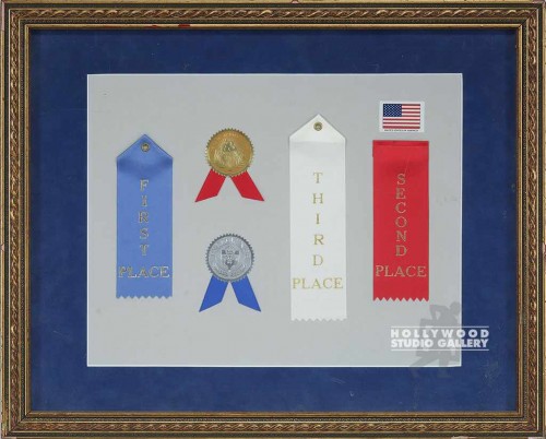 16X20 1ST&2ND PLACE RIBBONS/FRAMED