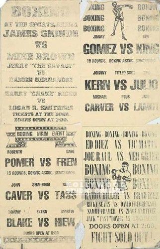 35X23 LARGE BOXING POSTER