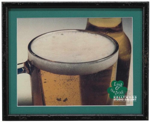 11X9 IRISH BEER BLK/FRMD