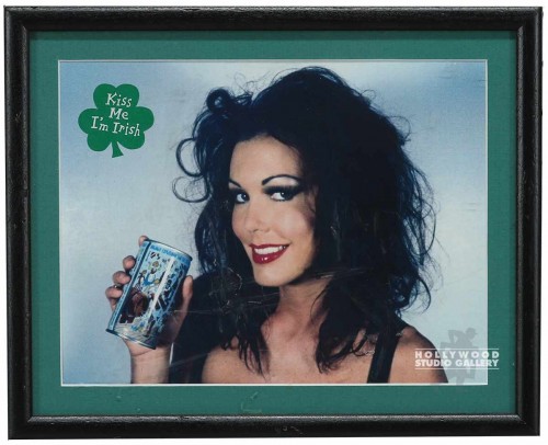 11X9 IRISH GIRL CAN BLK/FRMD