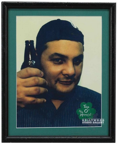 11X9 IRISH WILLY HAT BEER/BLK FRMD